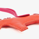 Hermes Rodeo Horse PM Grigri Bag Charm In Rouge Indien, Rubis, Rose Mexico Milo Lambskin
