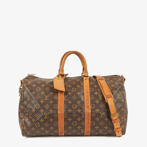 Louis Vuitton Keepall 45 Bandoulière Monogram Canvas Travel Bag