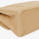 Chanel Vintage Medium Classic Double Flap Bag Beige Quilted Lambskin 24K Gold-Plated Hardware