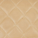 Chanel Vintage Medium Classic Double Flap Bag Beige Quilted Lambskin 24K Gold-Plated Hardware