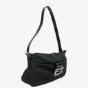 Fendi Baguette Black Neoprene Shoulder Bag