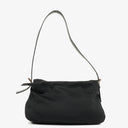 Fendi Baguette Black Neoprene Shoulder Bag
