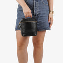 Chanel Black Leather Vanity Case