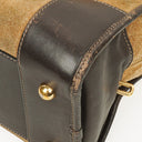 Loewe Amazona Suede Calfskin Handle Bag