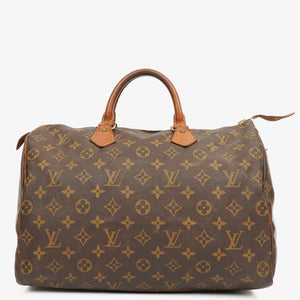 Louis Vuitton Speedy 35 Monogram Canvas Handbag