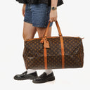 Louis Vuitton Sac Souple 55 Monogram Canvas Bag