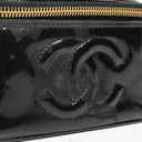 Chanel Black Patent Leather Vanity Case
