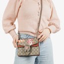Borsa a Spalla Mini Dionysus Gucci Monogram GG Supreme Blooms