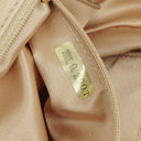 Chanel Beige Lambskin Bubble Quilt Accordion Flap Bag