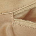 Chanel Beige Lambskin Bubble Quilt Accordion Flap Bag
