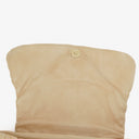 Chanel Beige Lambskin Bubble Quilt Accordion Flap Bag