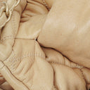 Chanel Beige Lambskin Bubble Quilt Accordion Flap Bag
