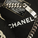 Chanel Black Quilted Canvas Coco ID Chain Bag