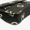 Chanel Black Quilted Canvas Coco ID Chain Bag