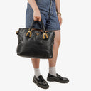 Prada Nero Leather Tote Bag