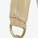 Chanel Beige Lambskin Bubble Quilt Accordion Flap Bag