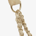 Chanel Beige Lambskin Bubble Quilt Accordion Flap Bag