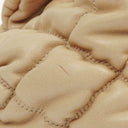 Chanel Beige Lambskin Bubble Quilt Accordion Flap Bag
