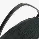 Fendi Black Mamma Baguette Zucchino Shoulder Bag