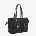 Prada Tessuto Nylon and Leather Tote Bag
