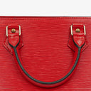 Louis Vuitton Red EPI Leather Sac Triangle Bag