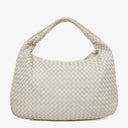 Bottega Veneta Nappa Intrecciato Medium Veneta Hobo White