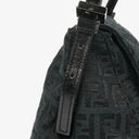 Fendi Black Mamma Baguette Zucchino Shoulder Bag