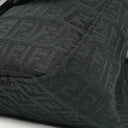 Fendi Black Mamma Baguette Zucchino Shoulder Bag