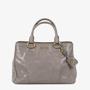 Miu Miu Vitello Shine Peltro Bag