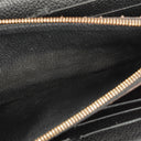 Louis Vuitton Black Leather Monogram Canvas Pallas Wallet
