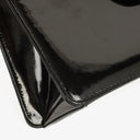 Chanel 2.55 Black Patent Leather Shoulder Bag