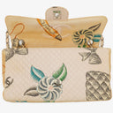 Chanel Printed Canvas Vintage CC Chain Flap Bag