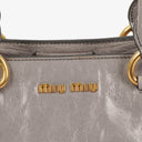 Miu Miu Vitello Shine Peltro Bag