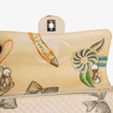 Chanel Printed Canvas Vintage CC Chain Flap Bag