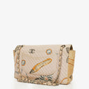 Chanel Printed Canvas Vintage CC Chain Flap Bag