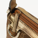 Gucci GG Satin Abbey D-ring Pochette Bag