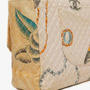 Chanel Printed Canvas Vintage CC Chain Flap Bag
