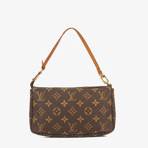 Louis Vuitton Pochette Accessoires Monogram Canvas Clutch Handbag