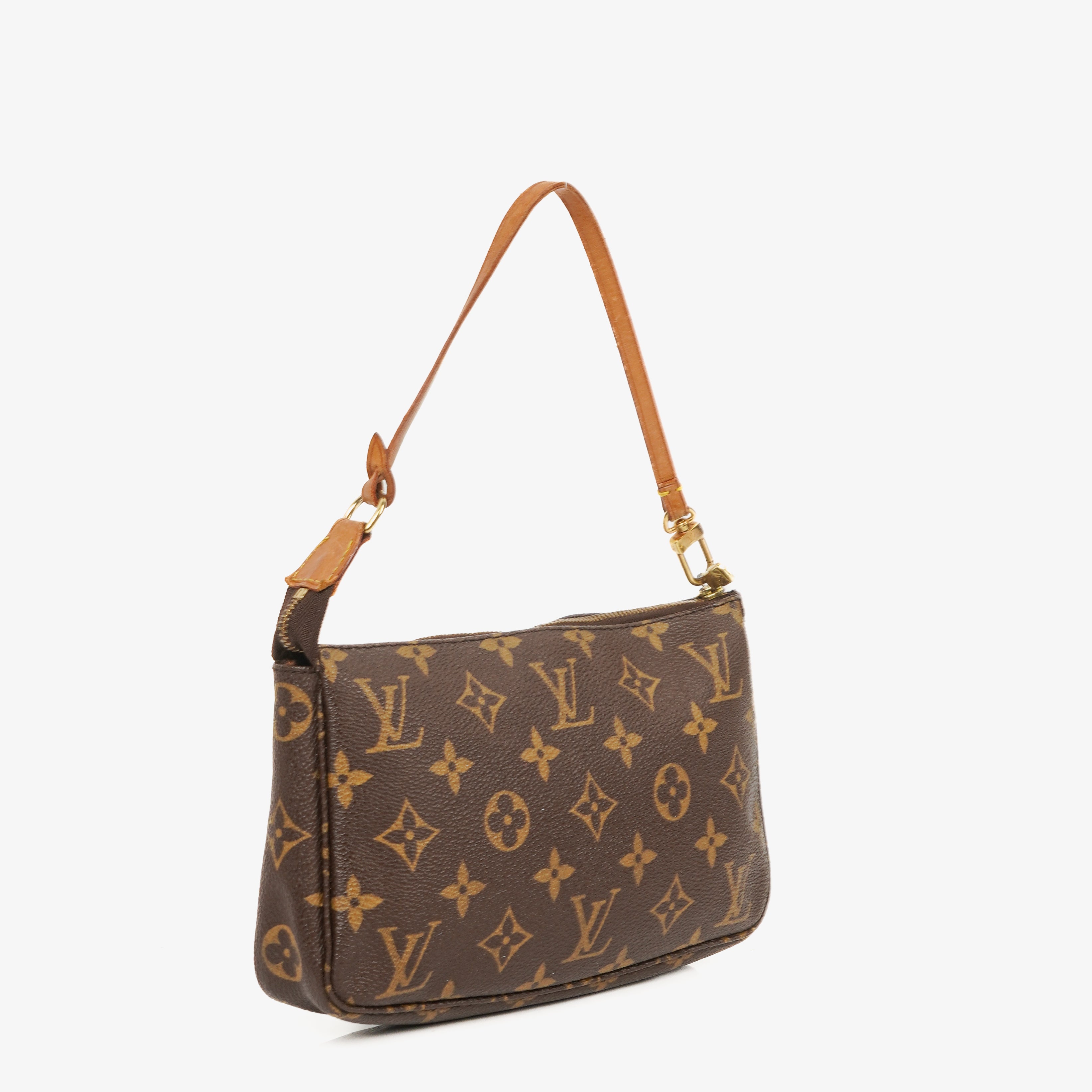 Louis Vuitton Pochette Accessoires Monogram Canvas Clutch Handbag