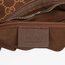 Gucci Brown Monogram Canvas and Leather Hobo Shoulder Bag