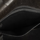 Chanel 2.55 Black Patent Leather Shoulder Bag