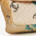 Chanel Printed Canvas Vintage CC Chain Flap Bag