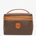Celine Brown Macadam Vanity Handbag