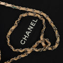 Chanel Printed Canvas Vintage CC Chain Flap Bag
