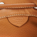 Celine Vintage Macadam Brown Drawstring Bucket Bag