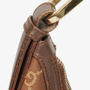 Gucci Brown Monogram Canvas and Leather Hobo Shoulder Bag