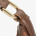 Gucci Brown Monogram Canvas and Leather Hobo Shoulder Bag