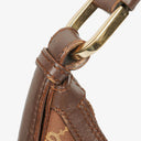 Gucci Brown Monogram Canvas and Leather Hobo Shoulder Bag