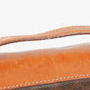 Celine Brown Macadam Vanity Handbag