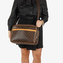 Louis Vuitton Reporter GM Monogram Coated Canvas Bag